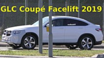 2019 Mercedes GLC Coupe facelift screenshot from spy video