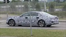 2020 Mercedes S-Class screenshot from spy video