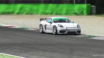 Porsche 718 Cayman GT4 Clubsport Monza'da