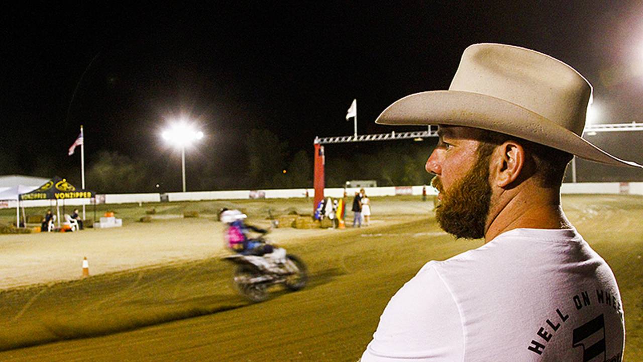 My First Flat Track Race - Hell on Wheels Racing 