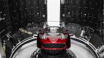 Tesla Roadster dans l'espace