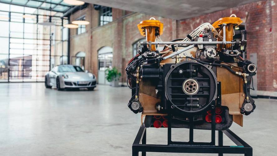 Porsche Boxer Motor Videosu