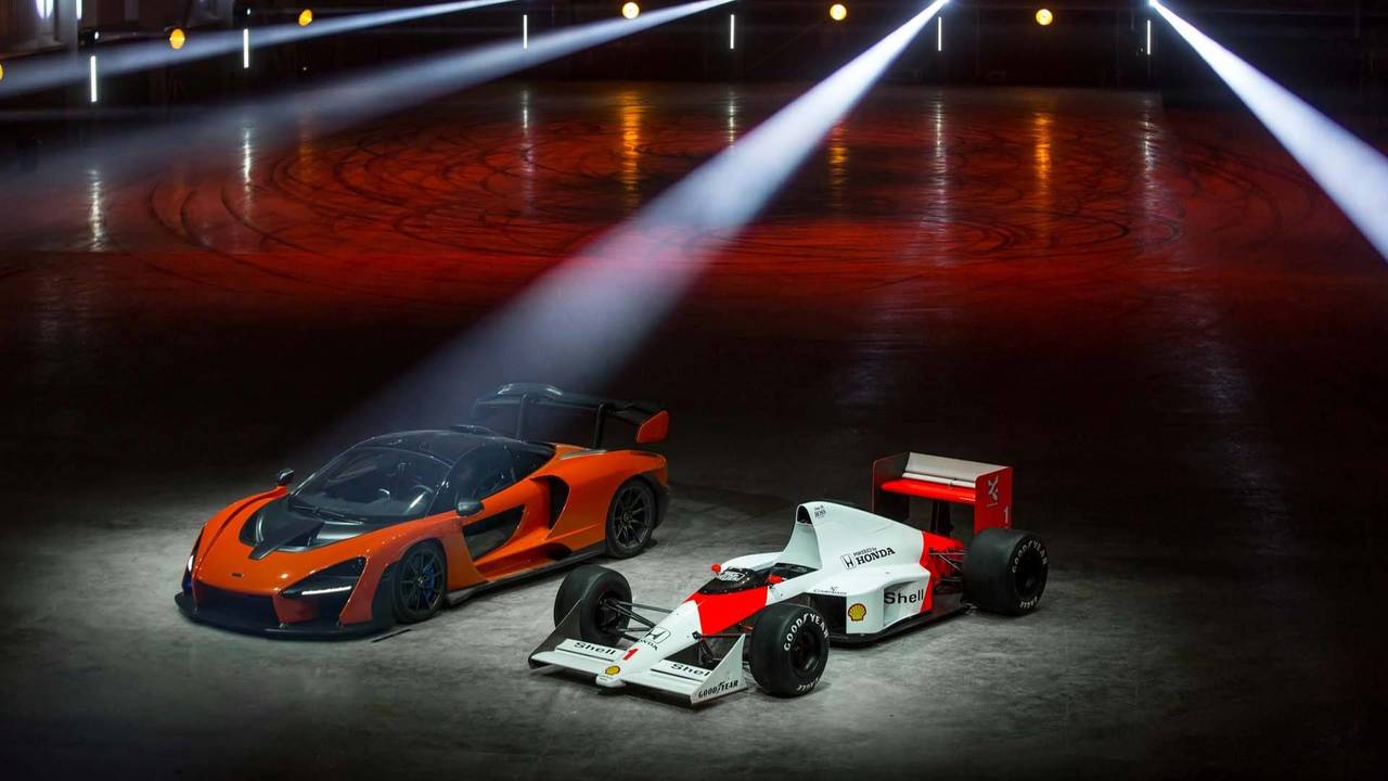 Mclaren Senna And Ayrton Senna F1 Car 2842457