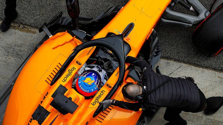 Fernando Alonso, con el McLaren MCL33