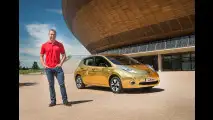 Nissan, una Leaf dorata per Rio 2016