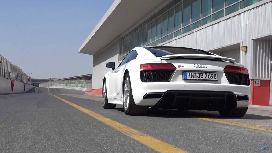 Audi R8 RWS At The Dubai Autodrome