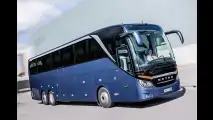 Mit dem Setra auf Tournee