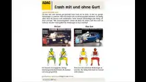 Ohne Gurt droht Tod