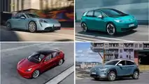 Die Elektroautos mit der größten Reichweite (2019, Collage)