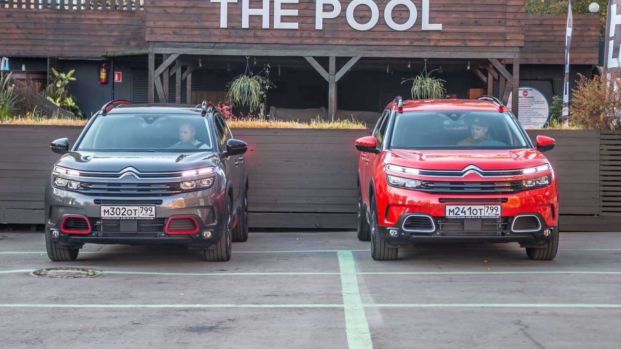 Citroen C5 Aircross test-drive in Moscow