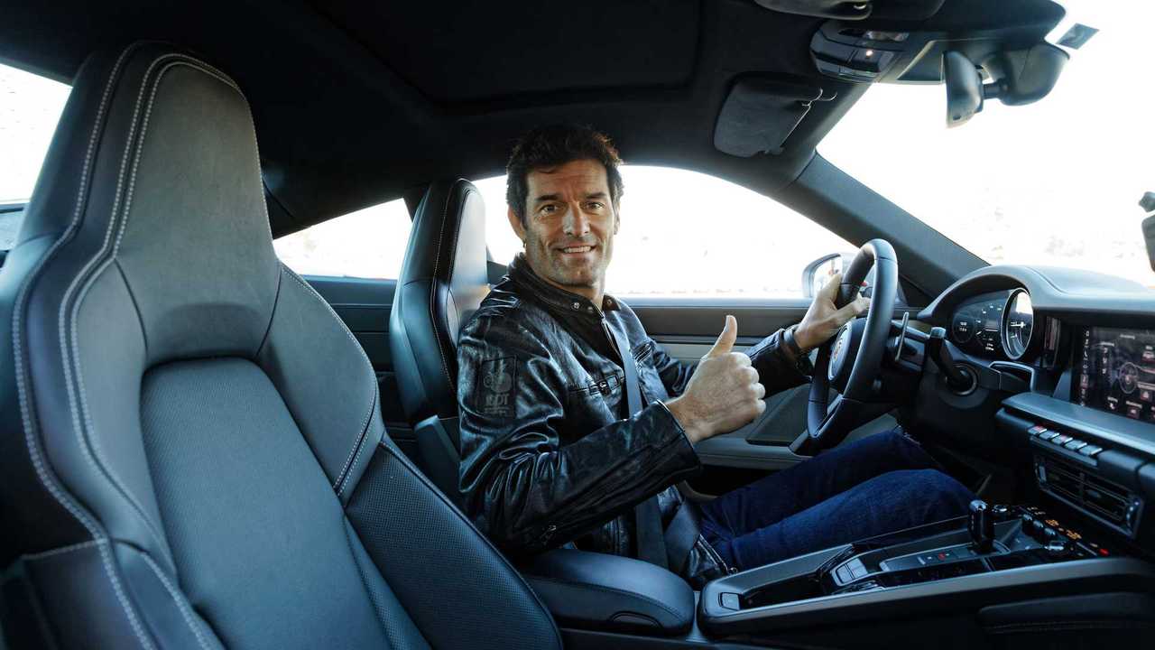 Mark Webber dans la Porsche 911 992
