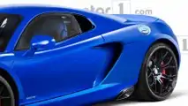 Ortadan motorlu Dodge Viper render