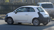 2016 Fiat 500 facelift spy photo