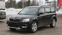 2016 Skoda Snowman chassis testing mule spy photo