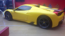 Ferrari 458 Speciale Spider spy photo