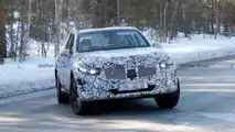 2022 Mercedes-Benz GLC neues Spionagebild (vorne drei Viertel)