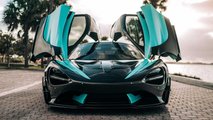 1016 Industries McLaren 720S Both Doors Open Near Water
