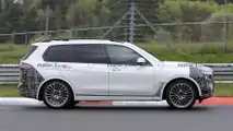 BMW X7 Facelift Spy Photos At The Nurburgring