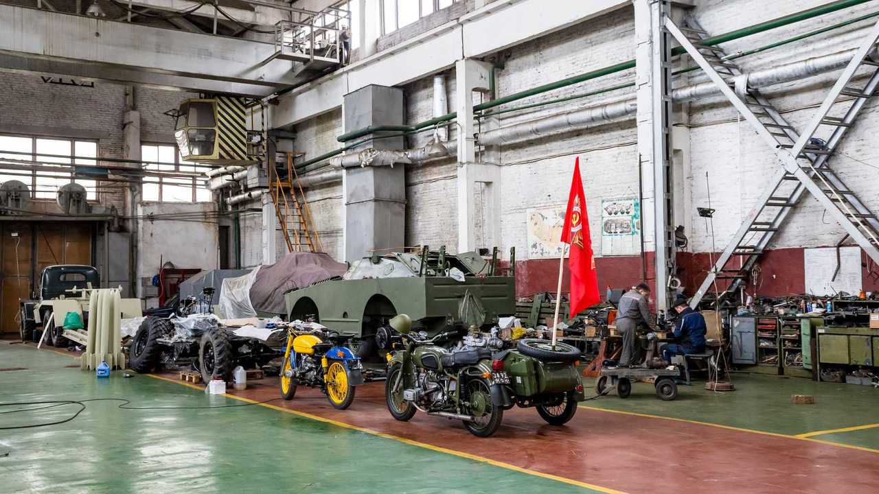 Мастерская ВТО на 22-м БТРЗ