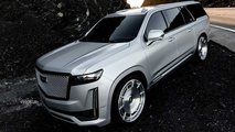 Kim Kardashian Cadillac Escalade Front Above