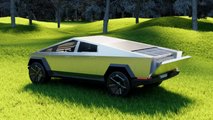 Cyberlandr Truck Camper for Tesla Cybertruck opening