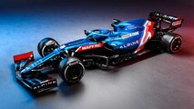 Alpine A521 Formula 1 car front quarter