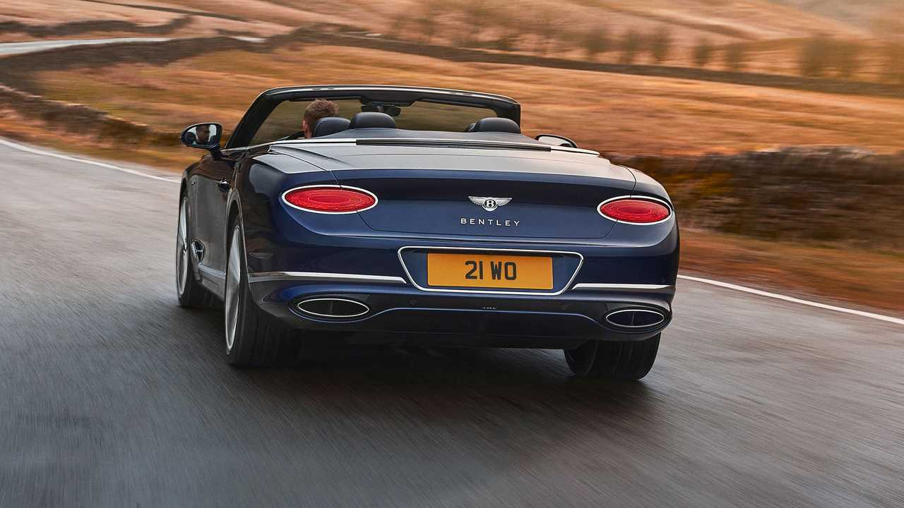 Bentley Continental GT Speed Route arrière convertible