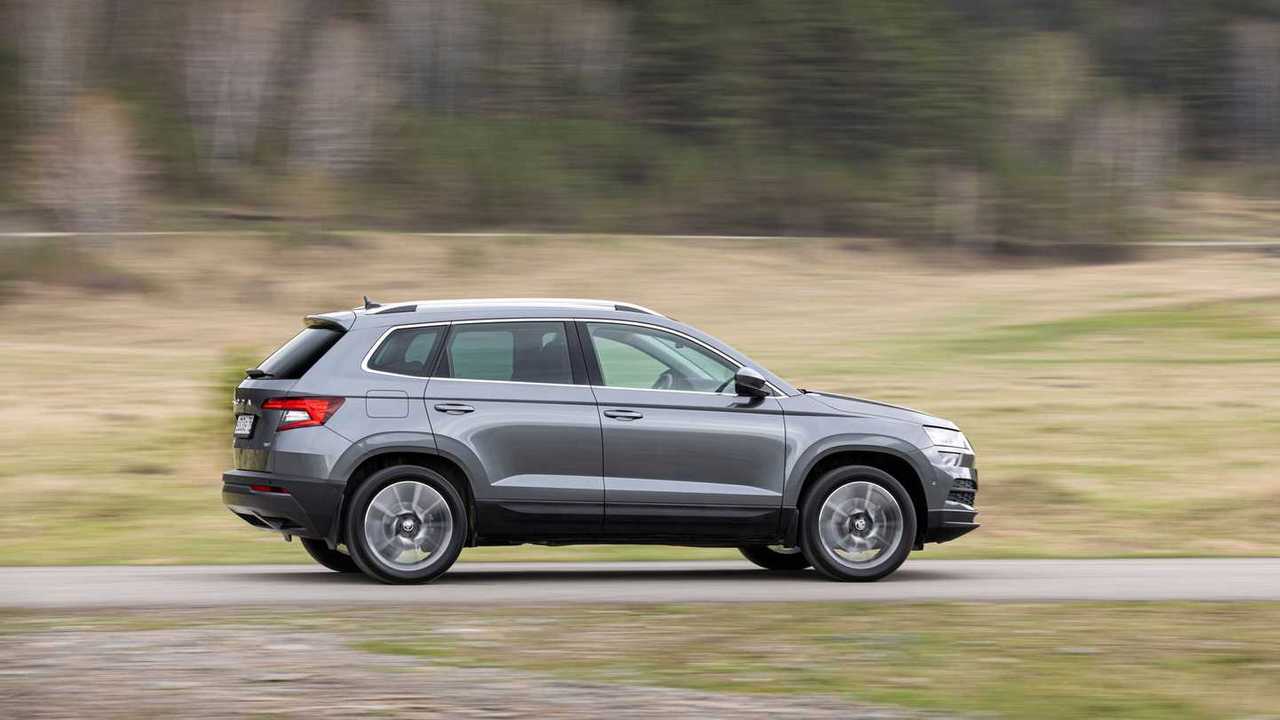 Skoda Karoq 4x4 в движении