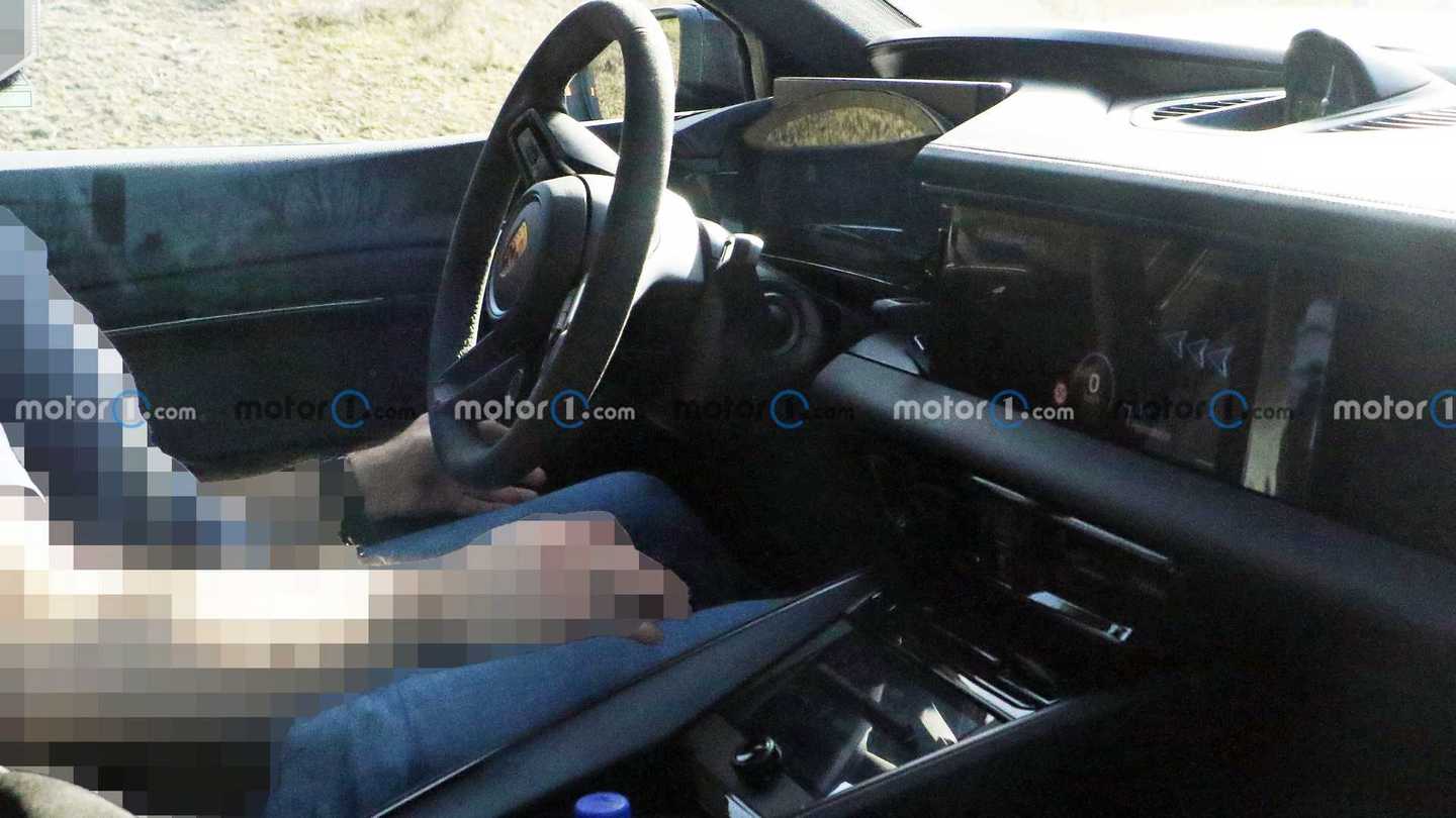 Porsche Macan EV Spy Shots Interior