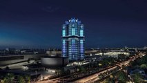 BMW Munich HQ lightshow