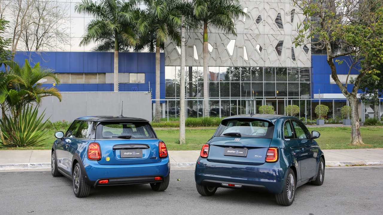 Comparativo: Fiat 500e vs. Mini Cooper SE