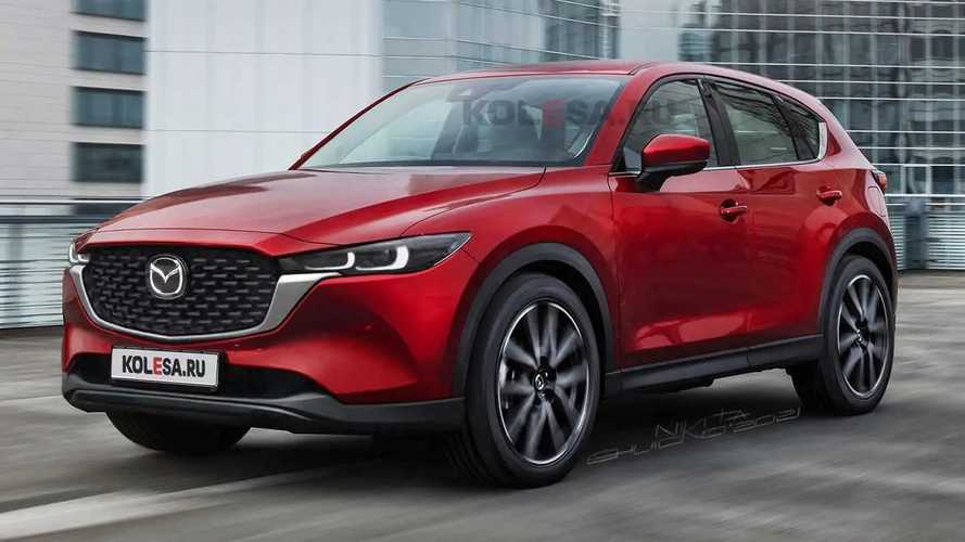 2021 Mazda CX-5 render'ları araca ışık tutuyor