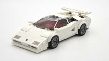 Lamborghini Countach Lego MOC oleh barneius