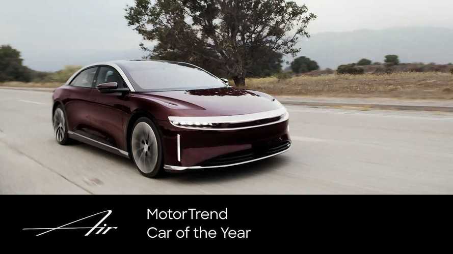 Lucid Air Wins 2022 MotorTrend Car Of The Year Award