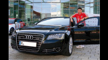 Bayern-Stars fahren Audi