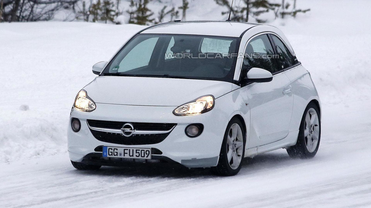 High Performance Opel Adam Spied Could Have 160 Hp