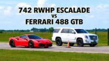Hennessey Cadillac Escalade vs. Ferrari 488