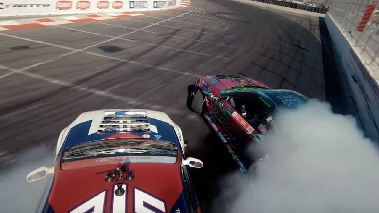 Drift filmé par drone