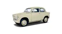 Ein Auto nach Kei-Car-Abmessungen, das den Start der Serienproduktion für Suzuki einläutete: der Suzulight.