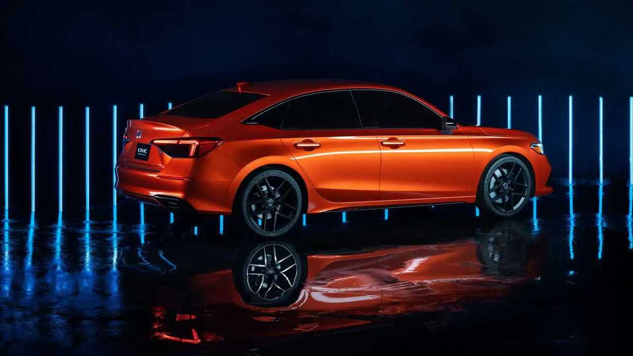 Прототип Honda Civic (2020), профиль