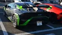 2021 Lamborghini Huracan STO espionne près de Modène
