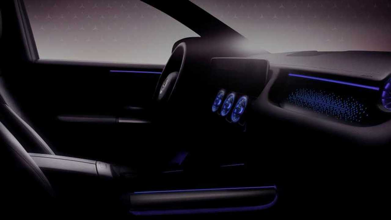 Mercedes EQA (2021) erster Cockpit-Teaser