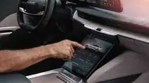 Lucid Air center touchscreen