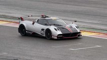 Pagani Huayrda Roadster BC record Spa