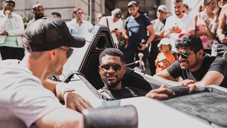 Usher takes on the Gumball 3000 in a BAC Mono