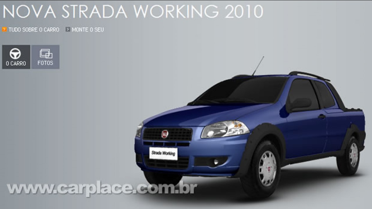 Nova versão: Fiat Strada Working já é oferecida no site da marca com preço inicial de R$ 30.980