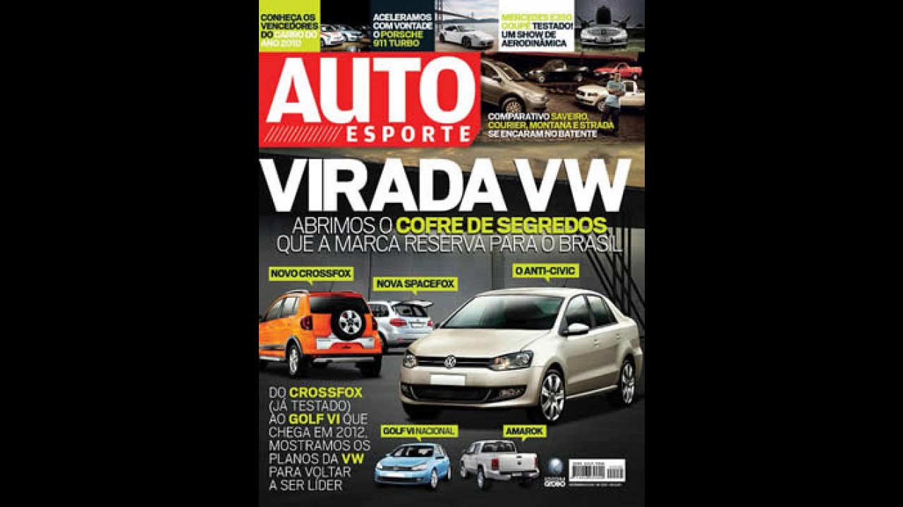 Autoesporte confirma lançamento do Golf VI no Brasil em 2012 - Novo Polo Sedan também