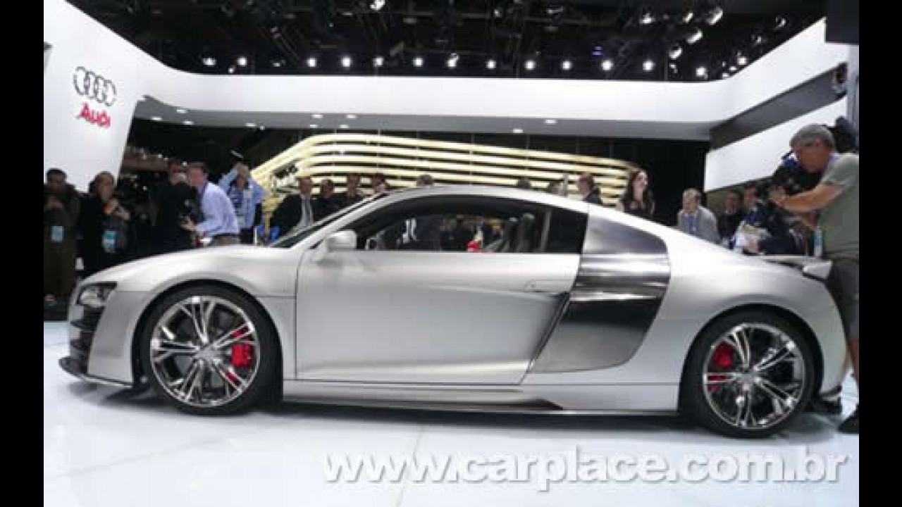 Salão de Detroit 2008: Audi R8 V12 TDI Concept de 500 CV ao vivo e a cores!!