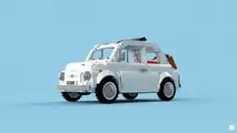 Fiat 500F Lego kit