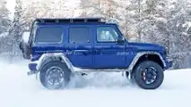 Mercedes G-Klasse 4x4² fast ungetarnt erwischt